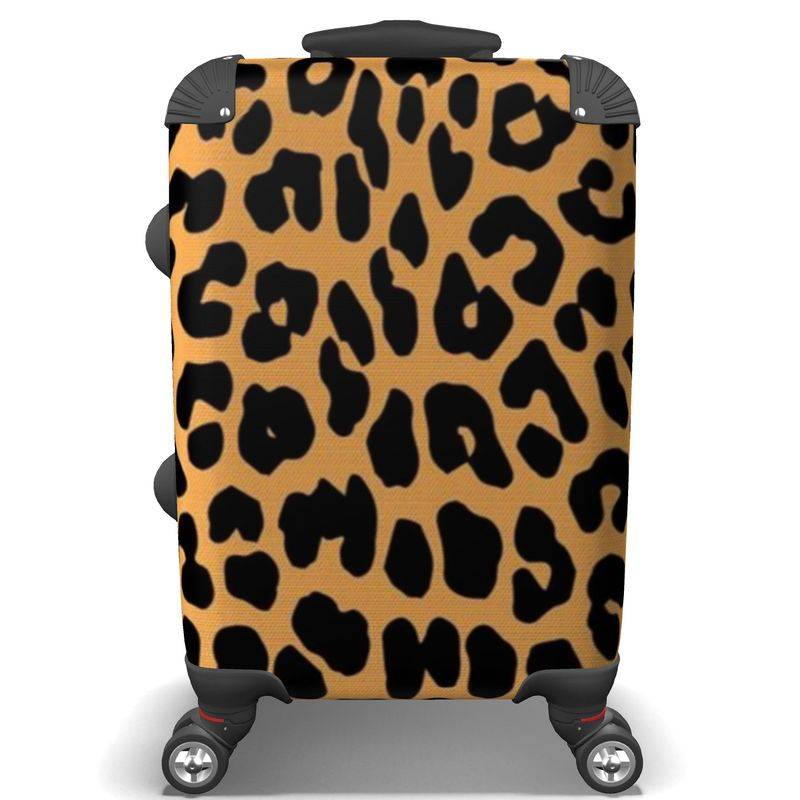 Leopard Print Suitcase